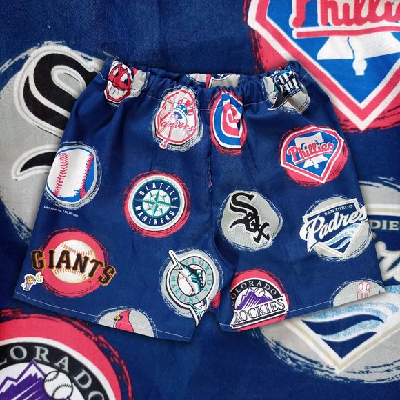 Vintage Other - Handmade MLB Baseball Teams Shorts With Pockets